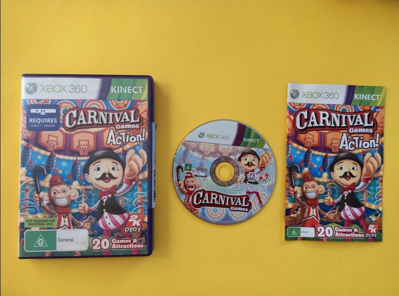 Carnival Games In Action (Xbox 360) Carousel 1
