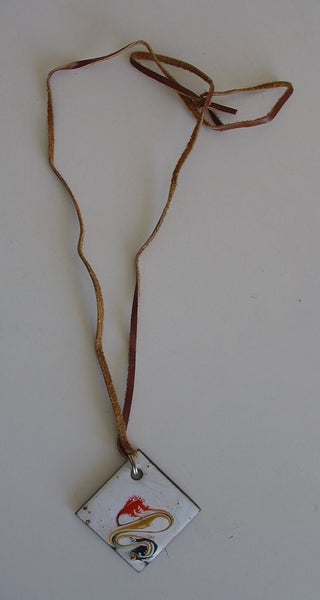 Vintage Retro Mid Century Enamel Copper Jewellery Carousel 2