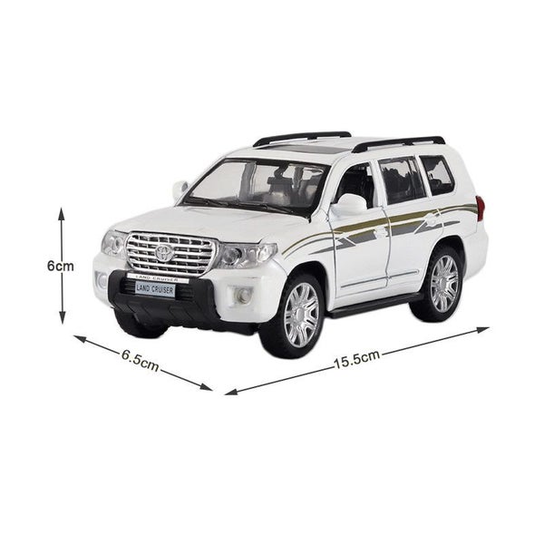 1:32 CRUISER Car Model with Pull-Back Functionality Sound Light Effects -White Carousel 2