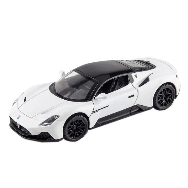 1:32 MC20 Car Model with Pull-Back Functionality Sound Light Effects -White Carousel 1
