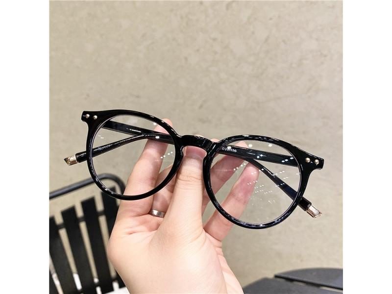 Vintage Round Optical Glasses Women Men Anti Blue Light Eyeglasses Frame Carousel 2