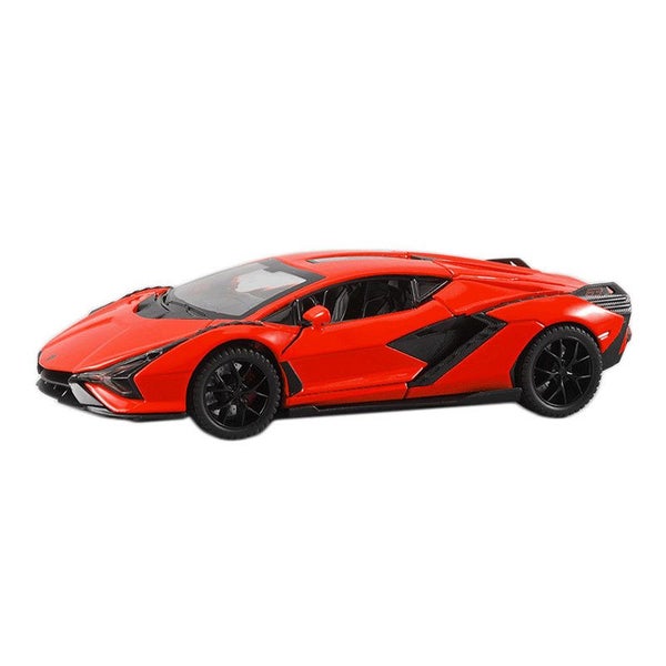 1:32 Sian Car Model with Pull-Back Functionality Sound Light Effects -Red Carousel 1