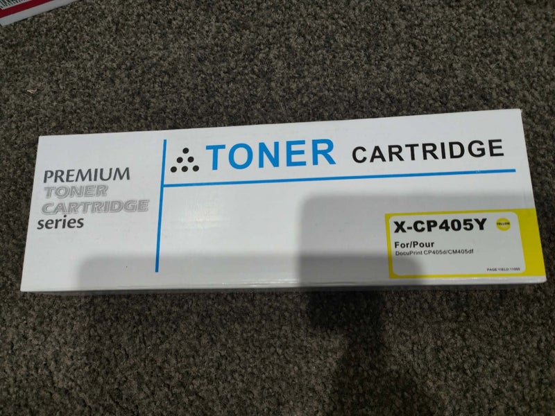 CT202036 X-CP405 Y Compatible Yellow Toner Fuji Xerox Docuprint CM405df CP405d Carousel 1