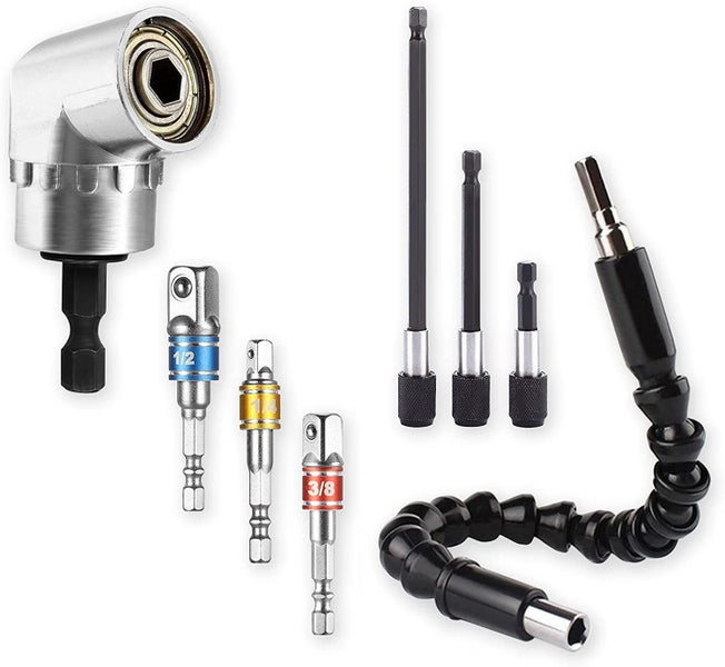 Brand New Flexible Drill Bit Extension Set 105 Angle Drill Socket *Clearance* Carousel 1