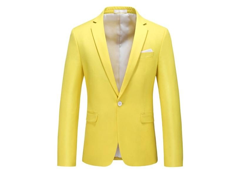 6XL-M New Men Solid Suit Jackets Casual/Formal Blazer For Men Carousel 2