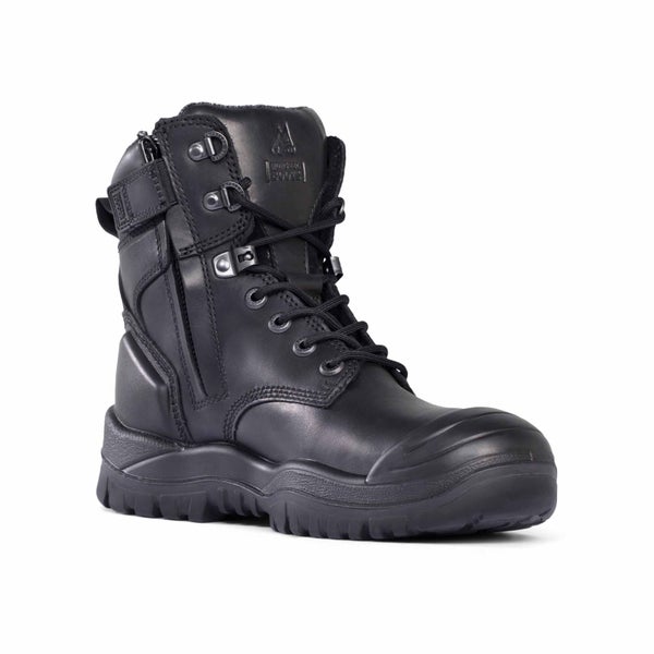 Mongrel 561020 Work Boots. Safety Steel Toe Cap. High Ankle, ZipSider, Press ... Carousel 2