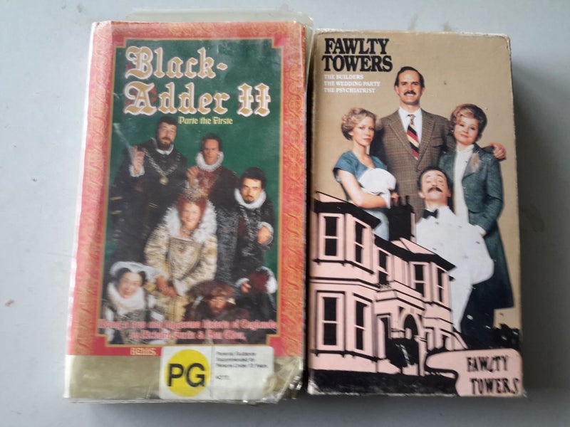 ) 1 black adder & 1 fawlty towers D 02 Carousel 1