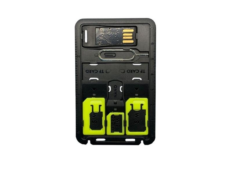 5 In 1 Universal Mini SIM Card Adapter Kit With Storage Case Carousel 1