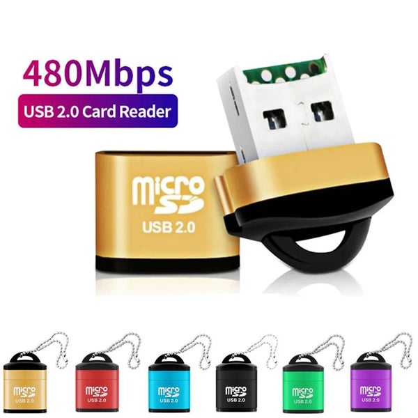 Mini USB Micro SD TF Memory Card Reader USB 2.0 For Computer Accessories Carousel 2
