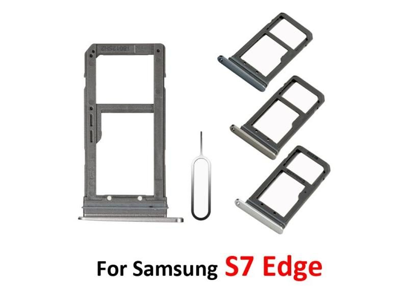 For Samsung Galaxy S7 Edge G935 G935F G935FD G935A Phone New SIM SD Card Tray Carousel 1