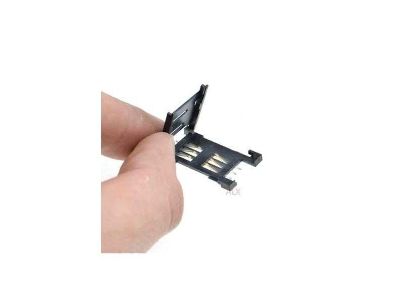 5PCS SIM Card Holder 6P SMT SMD 6PIN Card Socket 6pin Slot Holder Connector For Carousel 1