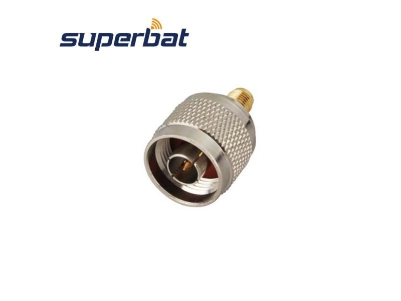 Superbat SMA-N Adapter SMA Female To N Male Straight RF Coaxial Connector Carousel 1