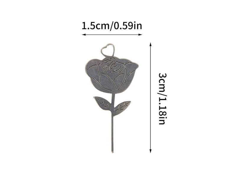 2Pcs/Set Rose Shape Stainless Steel Needle For Smartphone Sim Card Tray Removal Carousel 1