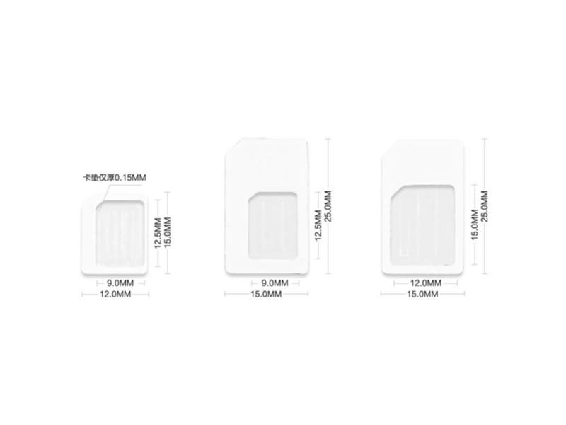 Nano SIM Card Adapter 4 In 1 Converter Kit To Micro/Standard For All Mobile Carousel 1