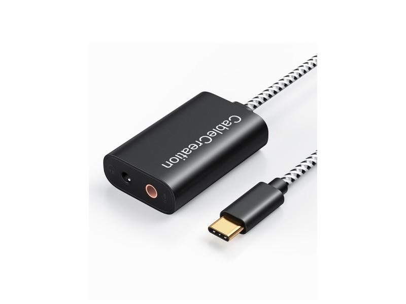 CableCreation USB Type C External Sound Card Type C To 3.5mm Audio Jack Stereo Carousel 1
