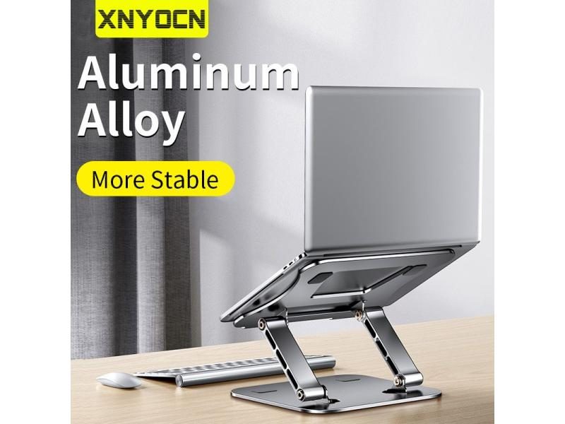 Xnyocn Laptop Stand Adjustable Aluminum Alloy Notebook Stand Compatible With Carousel 1