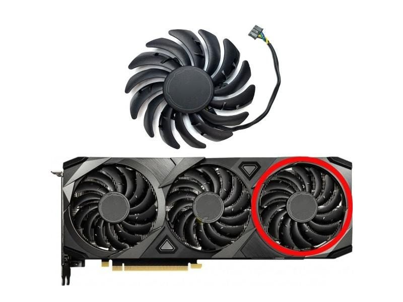 For MSI GeForce RTX3060 3060ti 3070 3070ti 3080 3080ti 3090 VENTUS 3X OC Carousel 1