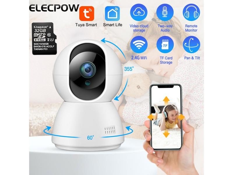 1080P Tuya Smart Wireless WiFi Security Surveillance IP Camera Baby Monitor Carousel 1