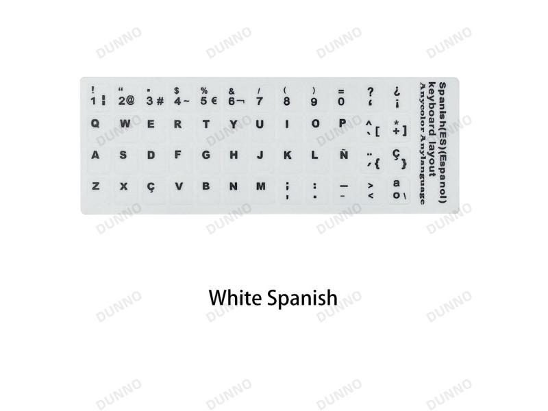 Keyboard Stickers For Spanish Portuguese Arabic Russian Korean French Hebrew Carousel 1
