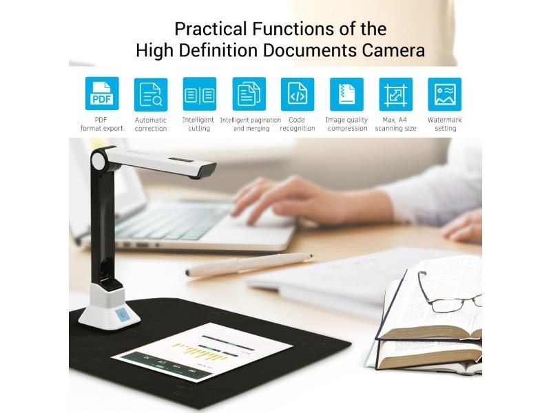 BK50 Portable 10 Mega-pixel High Definition Book Scanner Capture Size A4 Carousel 2