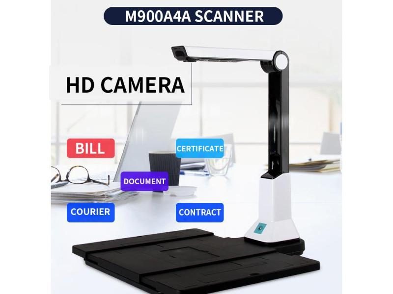 HD Scanner A4 Auto Focus 8 Million Pixels Business Office OCR Smart Text Carousel 1