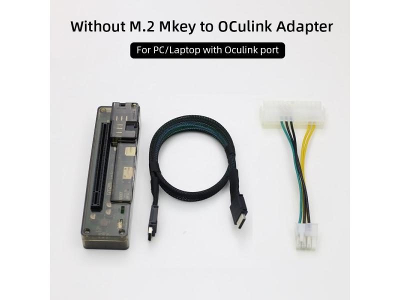 EXP GDC OCuLink GPU Dock PCIe 4.0 X4 High Speed For Mini PC Notebook Laptop To Carousel 1