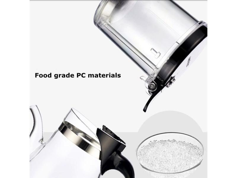 Elegant Tea Cup Set Glass Tea Pot Carousel 1