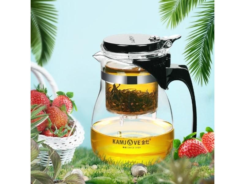 Tea Cup Set And Glass Tea Pot Carousel 1