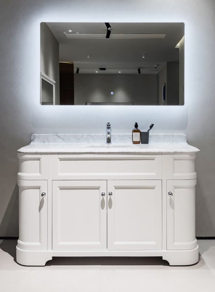 Solid Wood Vanity Hampton Undercounter Basin 1200Wx520Dx890H $2480 Handcraft Carousel 1