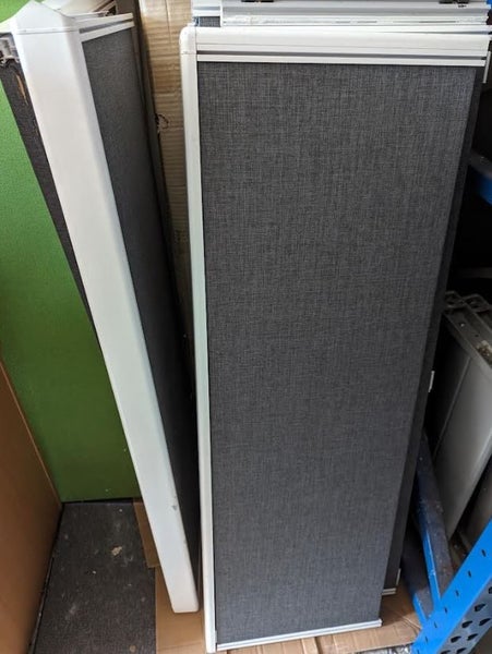 Preloved 1200x1200x600 mm 120 degree Workstation with Partition Carousel 4