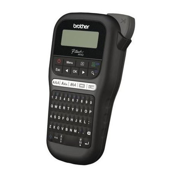 Brother Pth110Bk Durable P-Touch Black Label Printer BPTH110BK Carousel 1