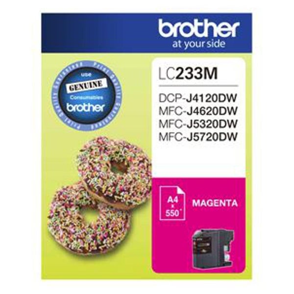 Brother LC233M Magenta Ink Cartridge (BCK72M) Carousel 1