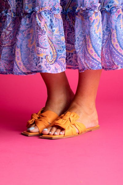 Hey Monday Harper Sandal Orange Carousel 1