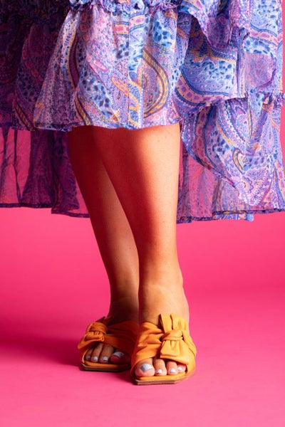 Hey Monday Harper Sandal Orange Carousel 2