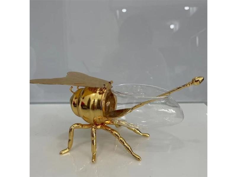 1Set Honey Pot For Storage Decoration Transparent Kitchen Tool Carousel 1