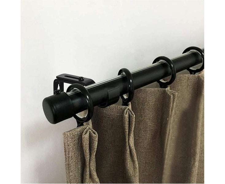 Adjustable Curtain Rod Wall Bracket Stainless Steel Fixings for Curtain Rod Carousel 5