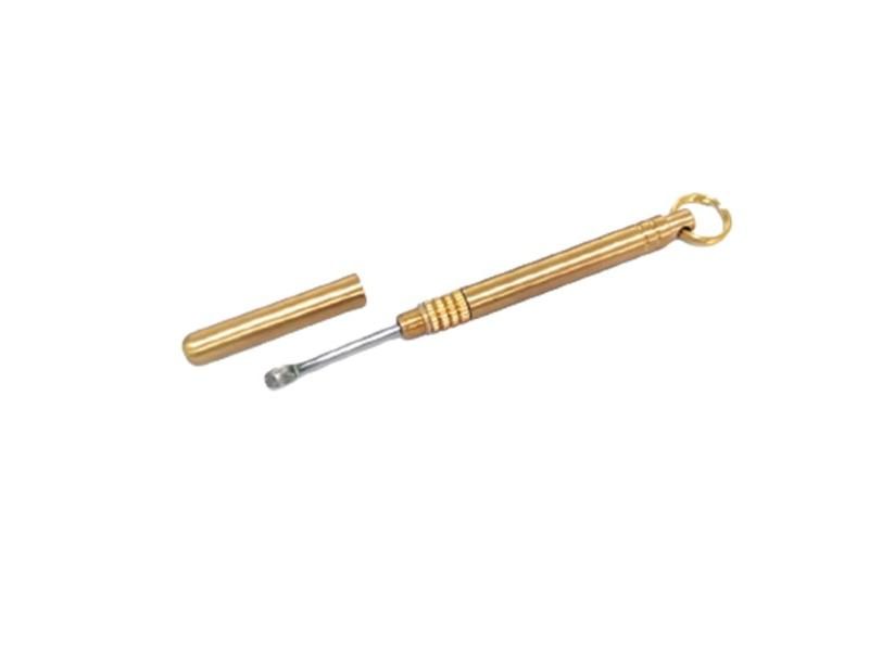 Ear Spoon Toothpick Combination One-piece Brass Titanium Alloy Toothpick Ear Carousel 1