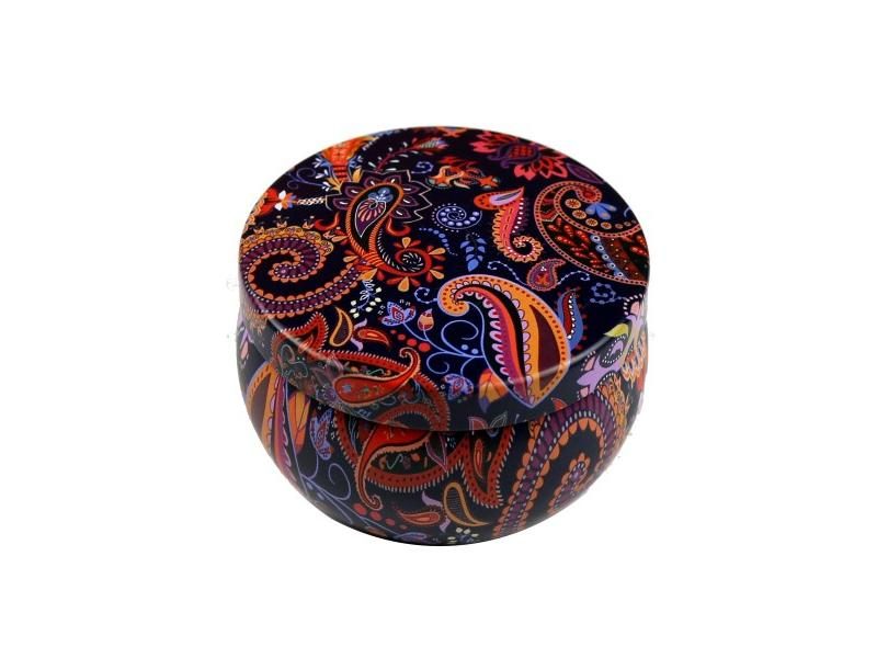 4 Pcs/Lot Small Tins Candle Jar With Lid Vintage Empty Storage Box Sealed Carousel 1