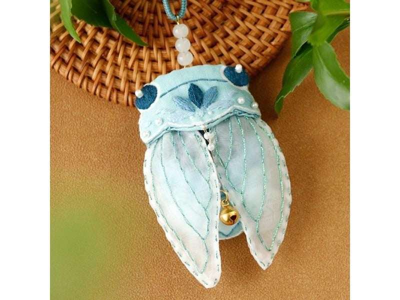 Koi Pouch Cross Stitch Butterfly Diy Embroidery Omamori Knitting Needlework Carousel 1