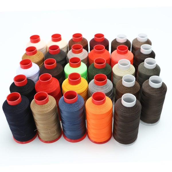 70 Nylon Bonded Thread 0.3MM 210D/3 1500M For Leather Canvas Sewing Carousel 2