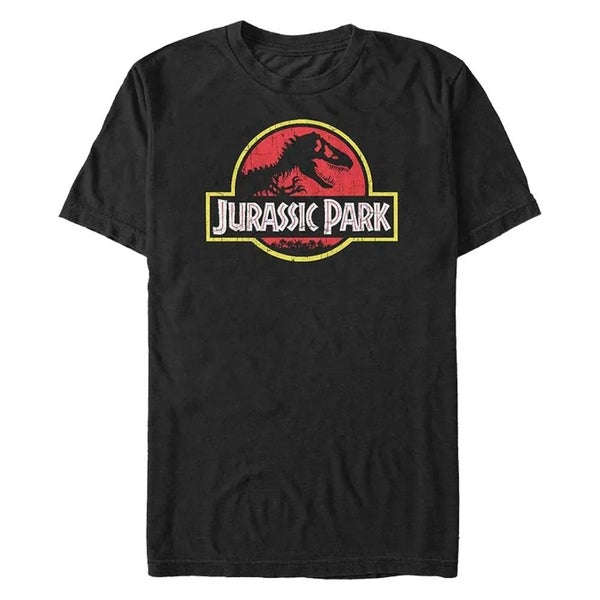 Jurassic Park Classic Movie Logo T Shirt Carousel 3