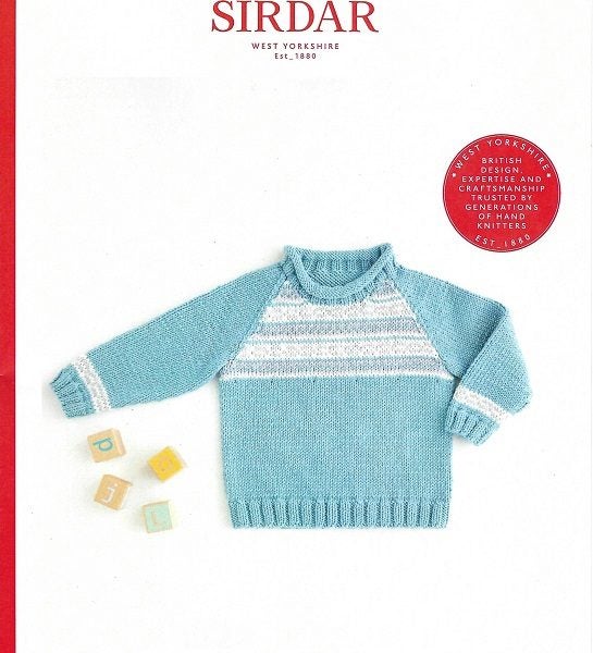 Baby Jersey - Sirdar Knitting Pattern Carousel 1
