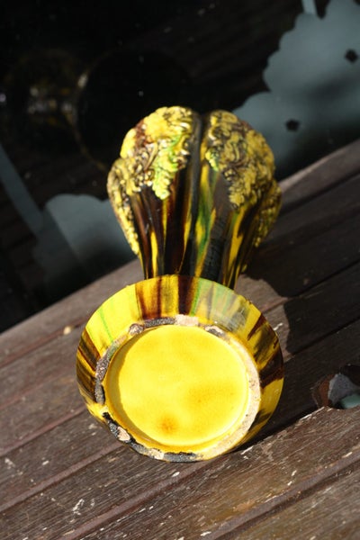 Old Majolica glaze Vase - Milton Pottery Carousel 4