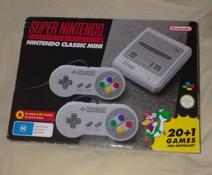 SNES Nintendo Classic Mini Boxed - 21 Built in Games - afterpay available Carousel 1