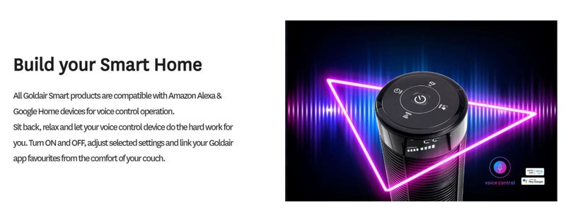 Goldair 2000W Granite Fabric Panel Heater with Wifi GPPH910 Carousel 10