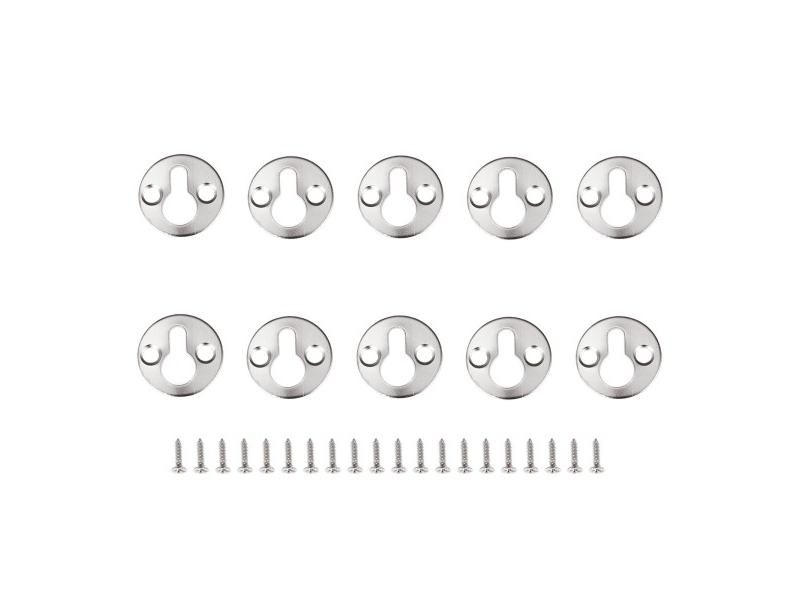 10Pcs Metal Round Wall Hanging Painting Picture Photo Oil Painting Mirror Frame Carousel 1