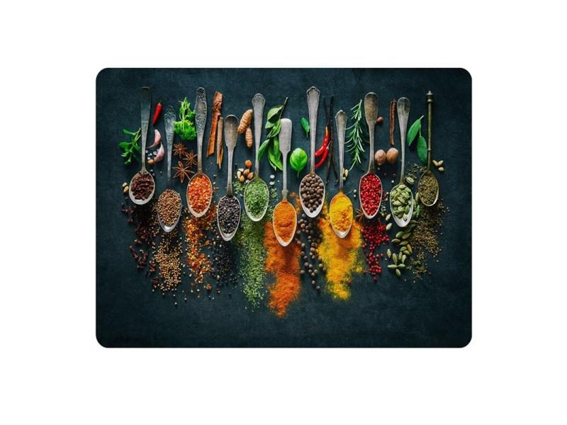 Heat Resistant Washable Non-Slip Kitchen Placemat For Spices Chili Carousel 1