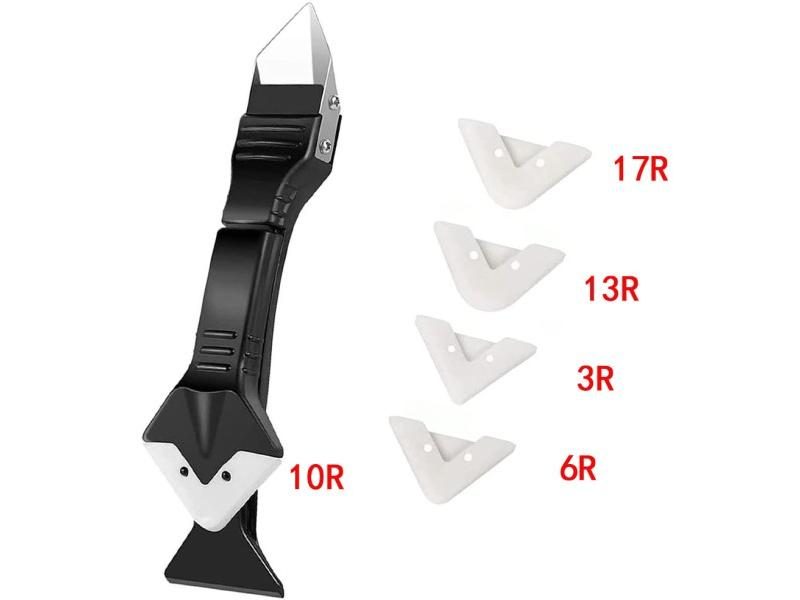 Angle Beauty 5in1 Silicone Scraper Glue Tool 4pcs For Floor Mould Removal Carousel 1