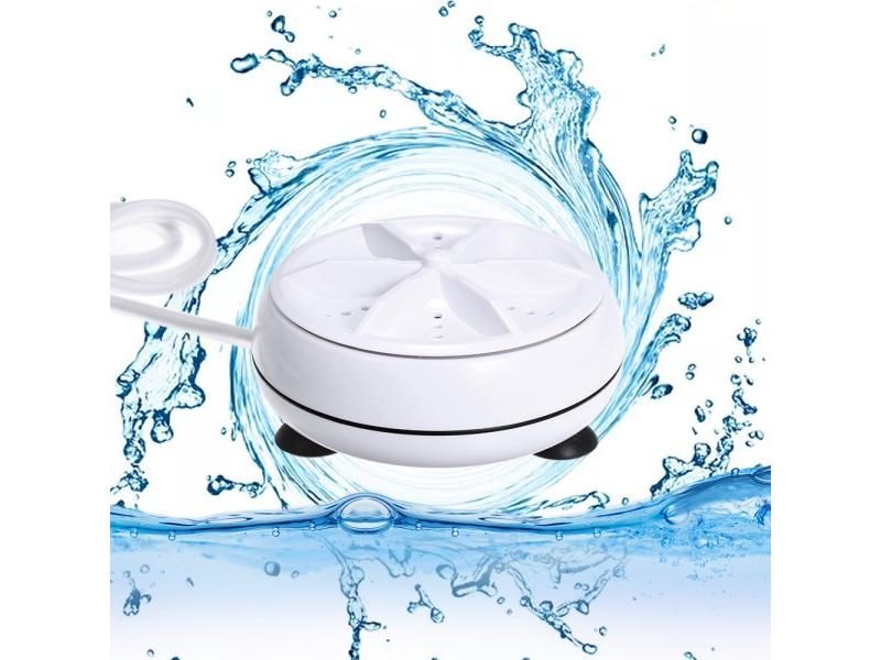 2 In 1 Mini Portable Washing Machine Ultrasonic Washer With USB Cable Carousel 2