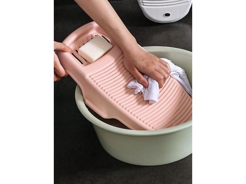 Thickened Ribbed Washboard With Antislip Design Clothes Basin Washboard Thicken Carousel 2